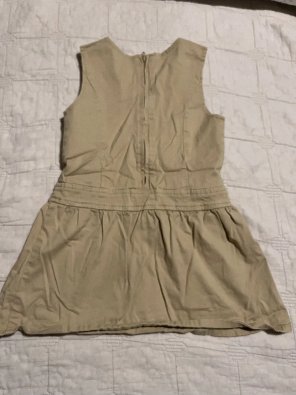 Girls Khaki Uniform Jumper - Size 4T